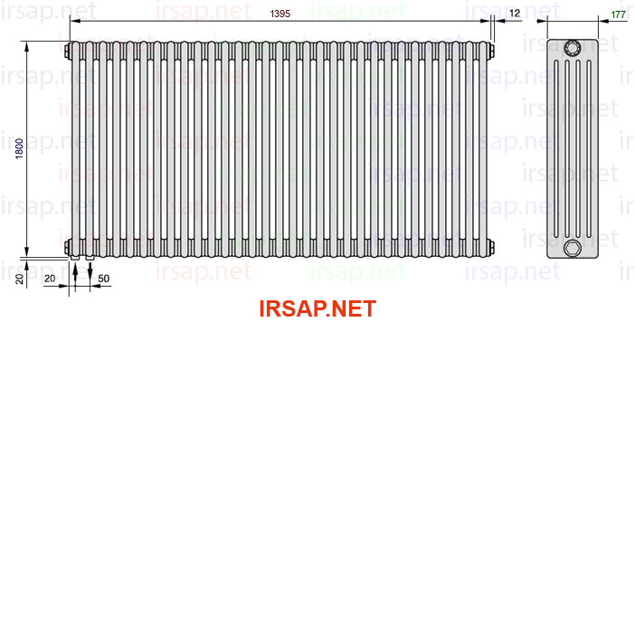 Радиатор IRSAP Tesi 51800/31 T18 CL 01